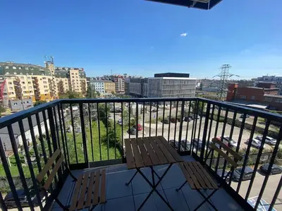 Balkon lub taras w obiekcie Odkryj Serce Wrocławia