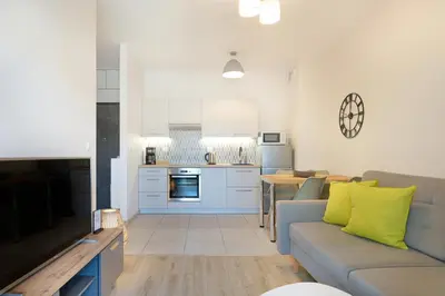 Kuchnia lub aneks kuchenny w obiekcie APARTAMENTY 