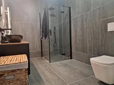 Łazienka w obiekcie Apartament Słoneczny Taras nad Baryczą