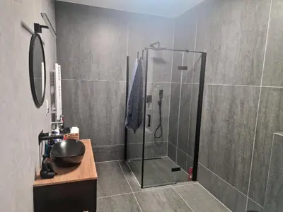 Łazienka w obiekcie Apartament Słoneczny Taras nad Baryczą