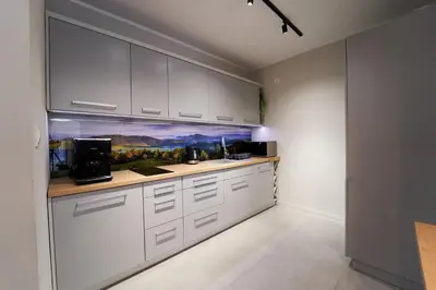 Kuchnia lub aneks kuchenny w obiekcie LAGUNA Apartament Polanica Residence 23 Przytulny z klimatyzacją