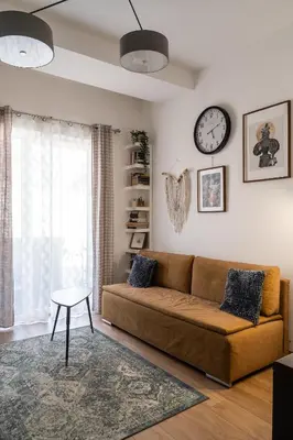 Część wypoczynkowa w obiekcie RentPlanet - Studio na Grobli