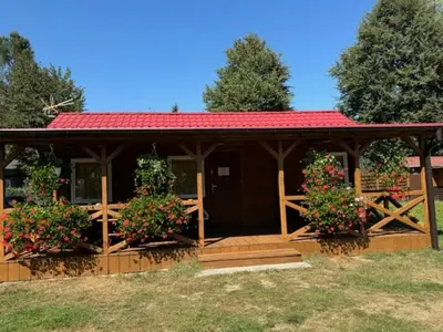 Ogród w obiekcie Ośrodek Wypoczynkowy Świerk