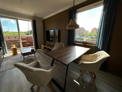 Telewizja i/lub zestaw kina domowego w obiekcie Przytulny apartament