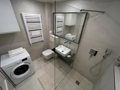 Łazienka w obiekcie Przytulny apartament