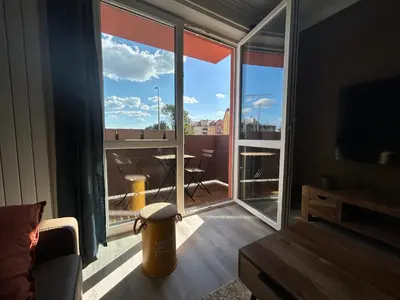 Balkon lub taras w obiekcie Przytulny apartament