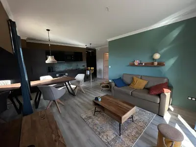 Część wypoczynkowa w obiekcie Przytulny apartament