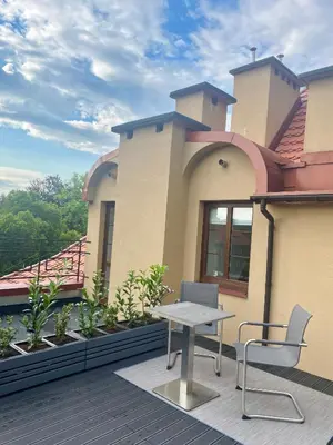 Balkon lub taras w obiekcie Szmaragdowa Sowa