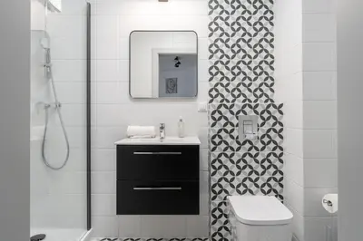 Łazienka w obiekcie RentPlanet - Apartament Reja