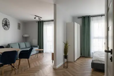 Część wypoczynkowa w obiekcie RentPlanet - Apartament Reja