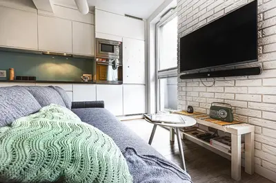 Telewizja i/lub zestaw kina domowego w obiekcie Zakochaj się we Wrocławiu