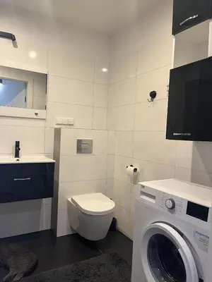Łazienka w obiekcie Apartament Andrea z balkonem