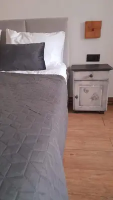 Łóżko lub łóżka w pokoju w obiekcie Hory Opawskie