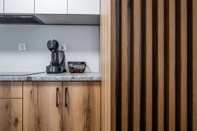 Kuchnia lub aneks kuchenny w obiekcie Apartamenty Balijskie