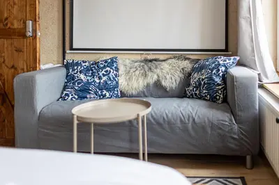 Część wypoczynkowa w obiekcie RentPlanet - Apartament Rejtana