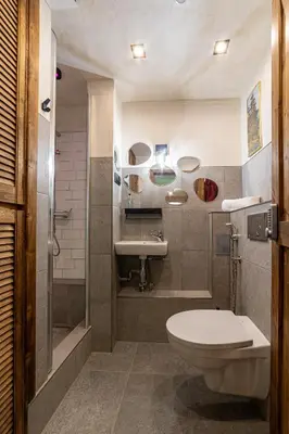 Łazienka w obiekcie RentPlanet - Apartament Rejtana