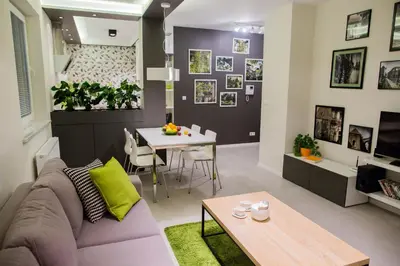Część wypoczynkowa w obiekcie Mojito Apartments – Botanica
