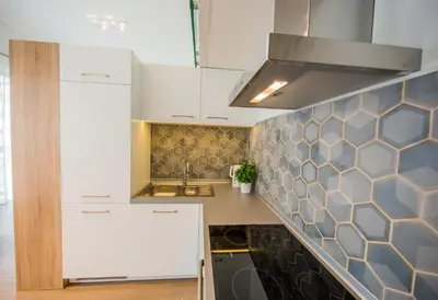 Kuchnia lub aneks kuchenny w obiekcie Mojito Apartments – Botanica