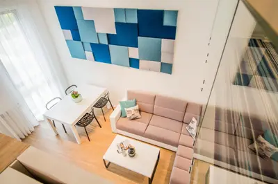 Część wypoczynkowa w obiekcie Mojito Apartments – Botanica