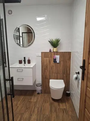 Łazienka w obiekcie Apartament na Krupie