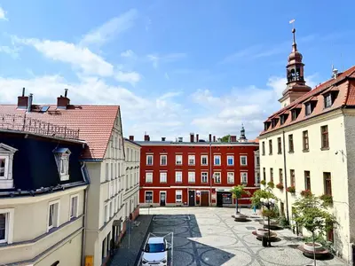 Budynek, w którym mieści się apartament