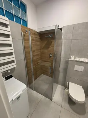 Łazienka w obiekcie DWORCOWA 5 LOFT Numer 1
