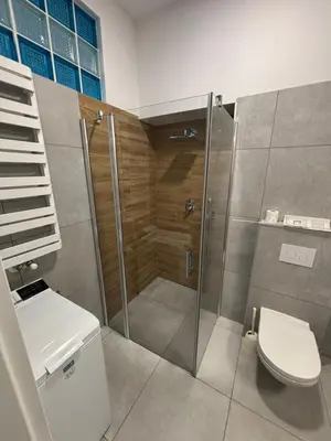 Łazienka w obiekcie DWORCOWA 5 LOFT Numer 1