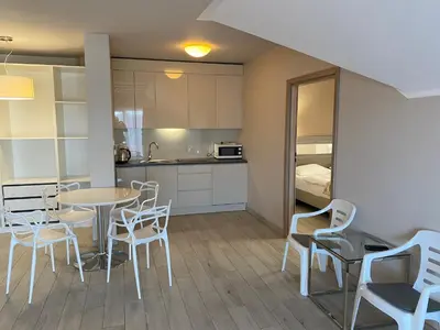 Kuchnia lub aneks kuchenny w obiekcie SleepWell Apartments Czarna Góra