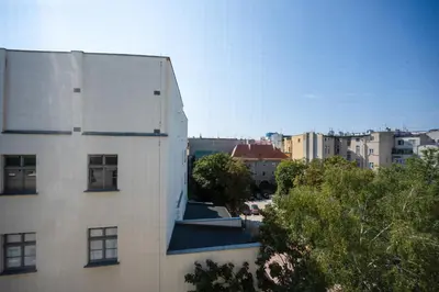 Widok na miasto Wrocław z tego apartamentu