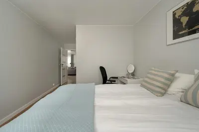 Łóżko lub łóżka w pokoju w obiekcie Jasny Apartament z 2 Balkonami Wrocław Partynice by Noclegi Renters