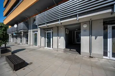 Budynek, w którym mieści się apartament