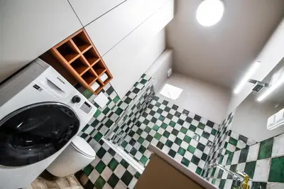Kuchnia lub aneks kuchenny w obiekcie Apartament Mikołowska z Tarasem