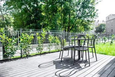 Ogród w obiekcie Apartament Mikołowska z Tarasem