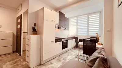 Kuchnia lub aneks kuchenny w obiekcie Apartament Rodzinny II