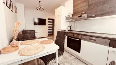 Kuchnia lub aneks kuchenny w obiekcie Apartament Rodzinny II