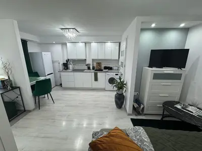 Kuchnia lub aneks kuchenny w obiekcie Apartament Grabowa