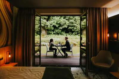 Część wypoczynkowa w obiekcie Aspen Prime Ski & Bike Resort - basen, sauna, jacuzzi, siłownia w cenie pobytu
