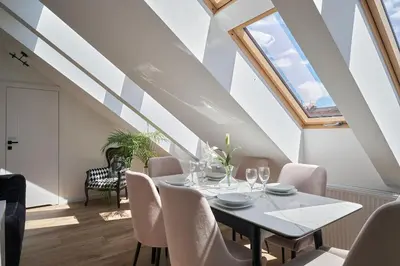 Część wypoczynkowa w obiekcie Marbello Apartment Wroclaw