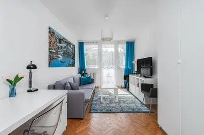 Telewizja i/lub zestaw kina domowego w obiekcie Brodatego 24 by Homeprime