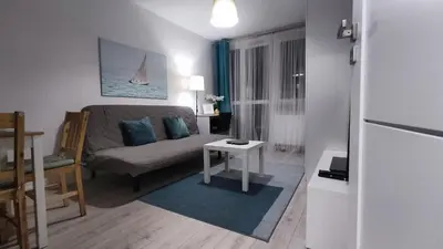 Łóżko lub łóżka w pokoju w obiekcie Kłośna 7 by Homeprime