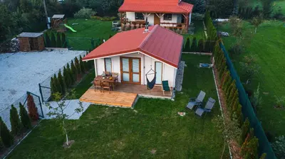 Ogród w obiekcie domek Sybilla