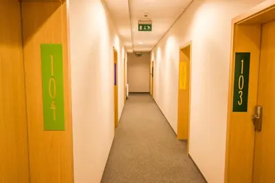 Plan piętra w obiekcie Hotel Platan