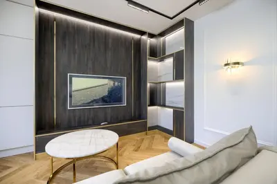 Telewizja i/lub zestaw kina domowego w obiekcie AboutArtApartments - 3840
