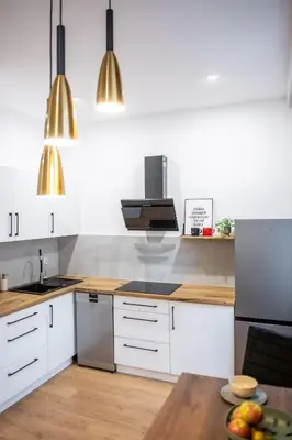 Kuchnia lub aneks kuchenny w obiekcie Apartament Łokietka