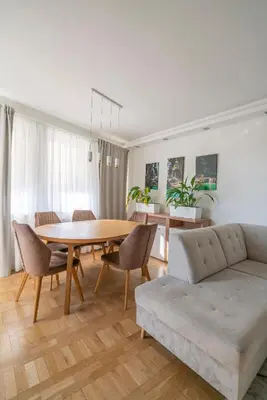 Część wypoczynkowa w obiekcie Apartament Turkusowy Self Check In