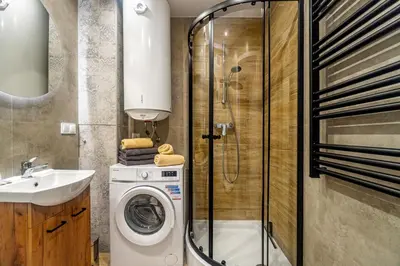 Łazienka w obiekcie Apartament Słoneczny, PW Invest Home