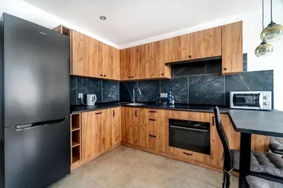 Kuchnia lub aneks kuchenny w obiekcie Apartament Słoneczny, PW Invest Home