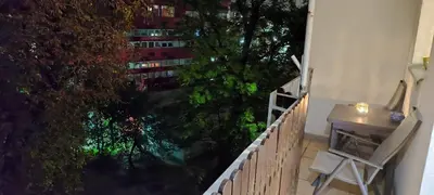 Balkon lub taras w obiekcie Apartament Opawska