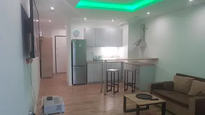 Kuchnia lub aneks kuchenny w obiekcie Apartament Tęczowy