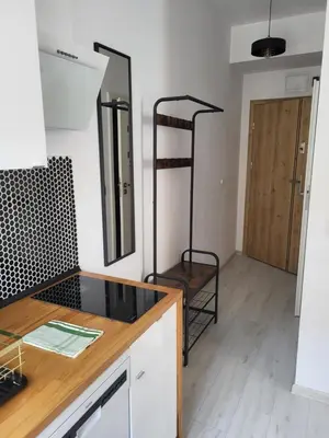 Plan piętra w obiekcie Apartament-Studio 1 Gliwice z balkonem
